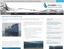 Tablet Screenshot of crondall-energy.com